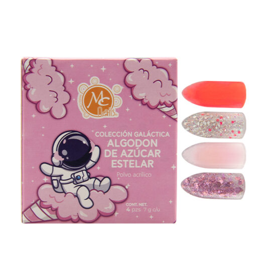 MC coleccion galactica algodon de azucar estelar 4 pz