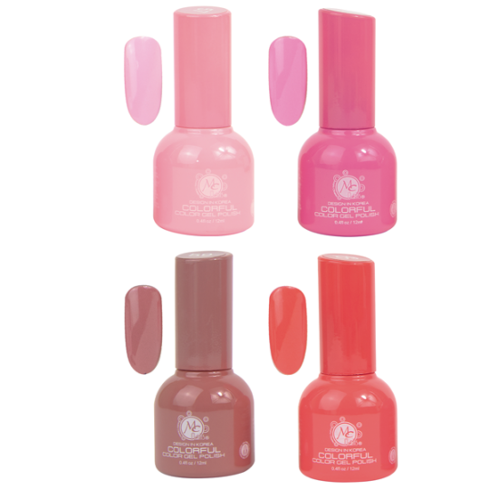 MC colorful coleccion gel O little rose 4 pz