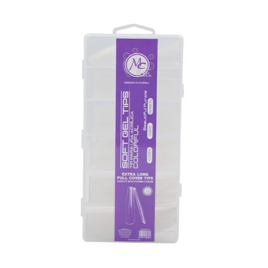MC colorful tips coffin xxl luna completa 240 pz purple