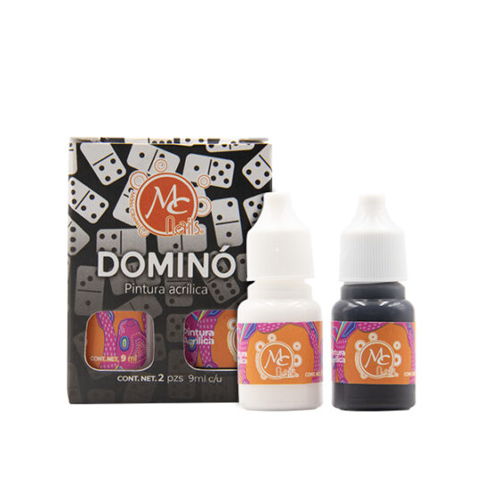 MC pintura acrilica domino 9ml 2 pz