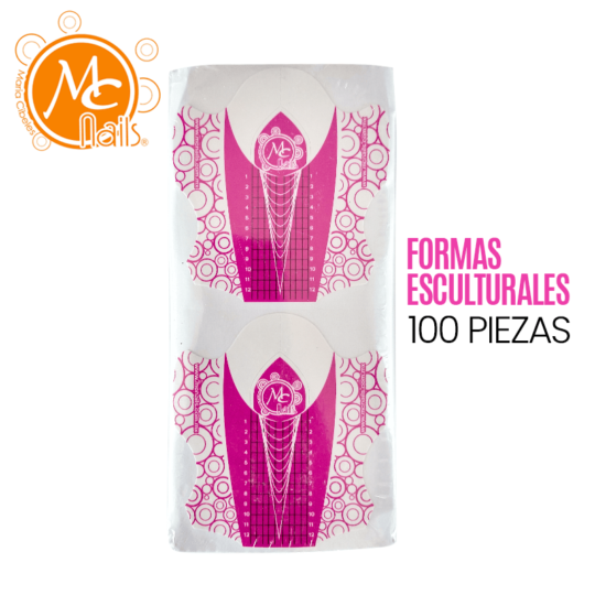 MC forma escultural 100 pz rosa