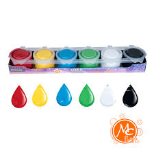 MC pintura acrilica acrilic paint 6 pz