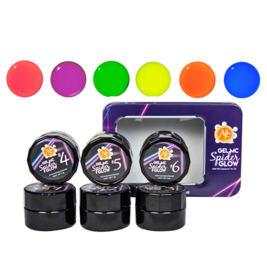MC gel spider glow 6 pz