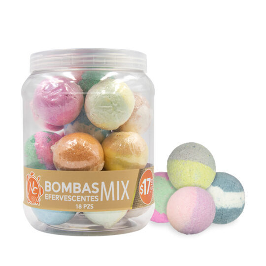 MC spa tarro bombas efervescentes mix 18 pz