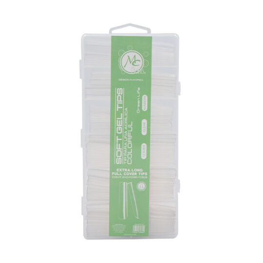 MC colorful tips square xxl luna completa 240 pz green lift
