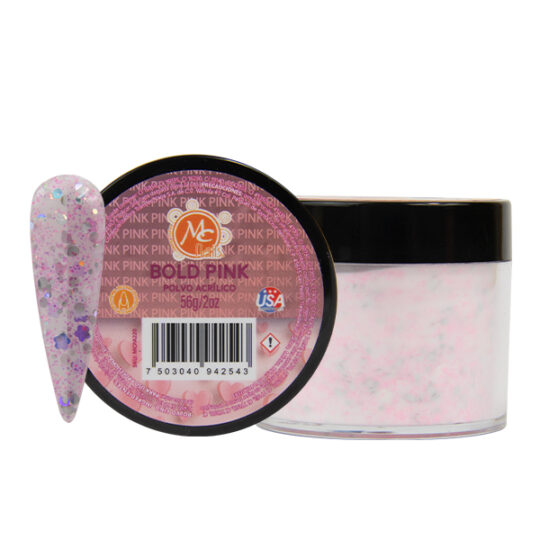 MC polvo acrilico bold pink 2 oz