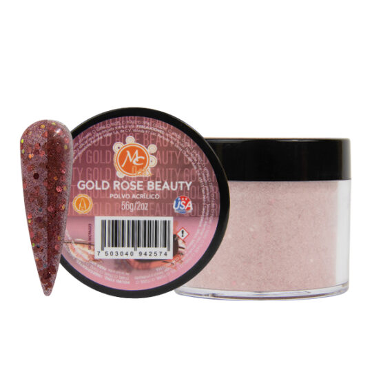 MC polvo acrilico gold rose beauty 2 oz