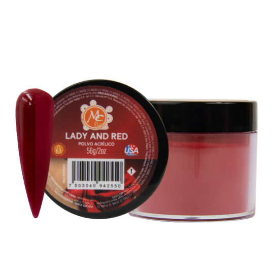 MC polvo acrilico lady and red 2 onz