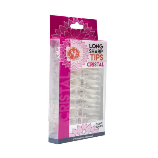 MC tip 200 pz long sharp transparente