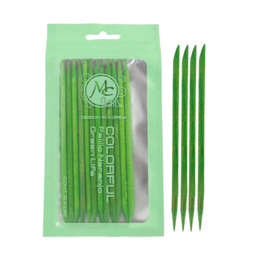 MC colorful palito de naranjo green life 12 pz