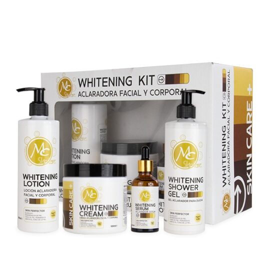 kit whitening facial y corporal 4 pz