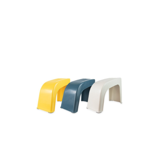 MC colorful banco plastic pedicura color mix
