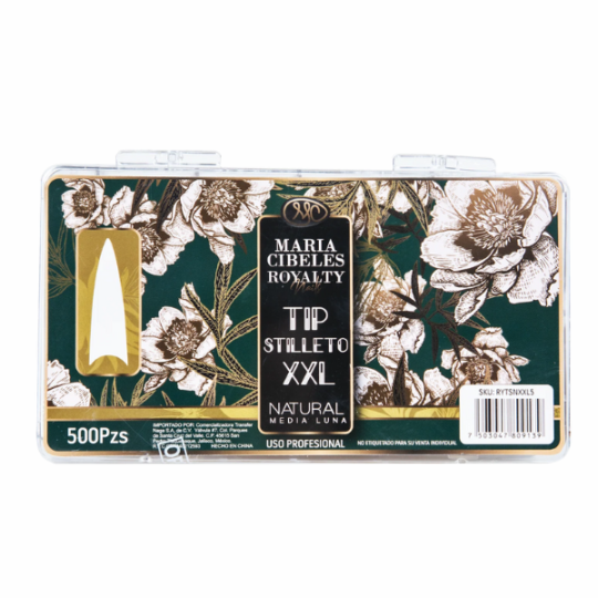 MC royalty tip xxl stilleto natural 500 pz