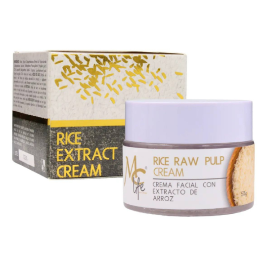 MC life crema facial con extracto de arroz 50 grs