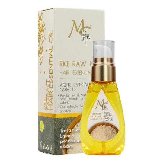 MC life aceite para el cabello extracto de arroz
