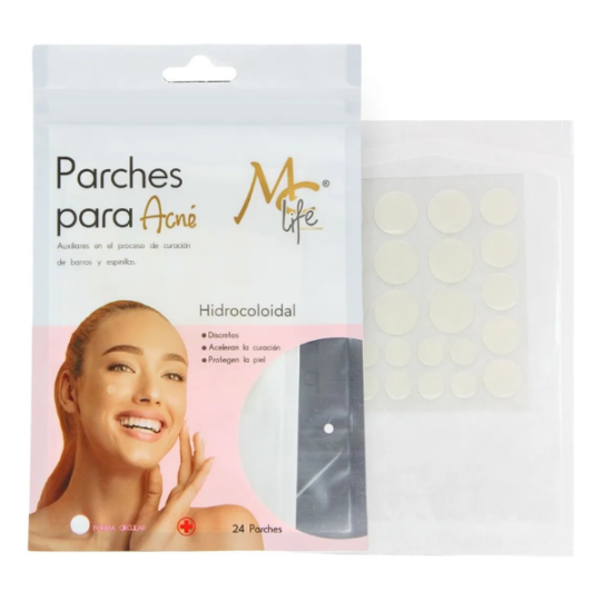 MC life parche acne 24 parches forma circular